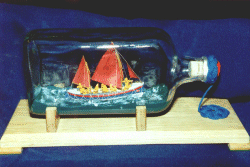  Model of sailing lifeboat 