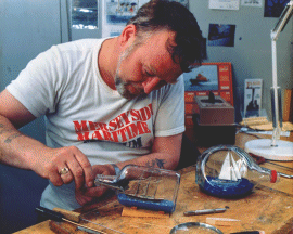  A younger Des at work! 