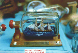  Model of the barque 'Jhelum' - now a hulk in the Falkland Islands